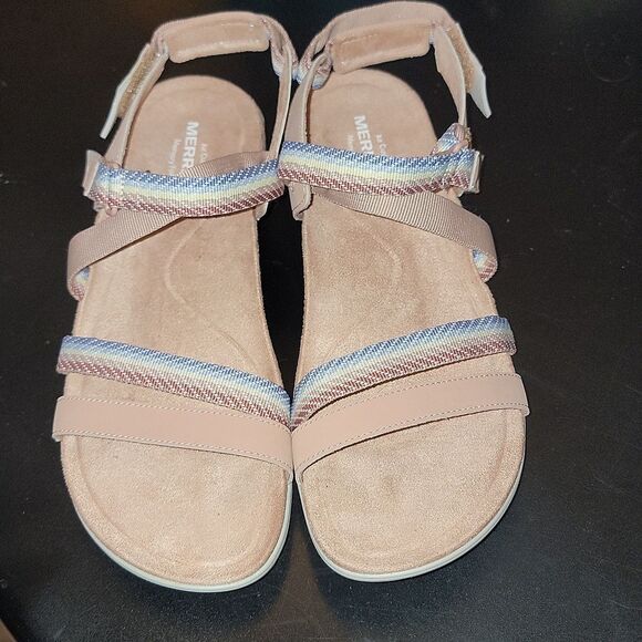 Merrell Tuscany District Mendi Backstrap Air Cushion Memory Foam Sandals Size 9 - Picture 8 of 14